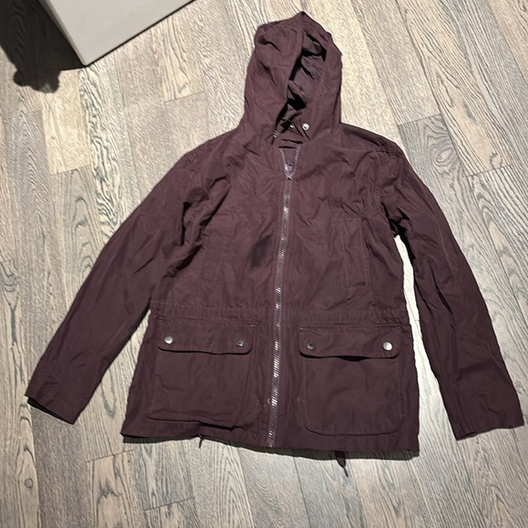 Joe fresh burgundy light jacket Sz Small - Picture 3 of 14